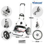 Châssis Andersen Royal Shopper Plus roues à roulement à billes 25 cm – Image 2