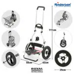 Châssis Andersen Royal Shopper roues à pneus 29 cm – Image 2