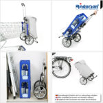 Châssis Andersen Royal Shopper roues à roulement à billes 25 cm – Image 3