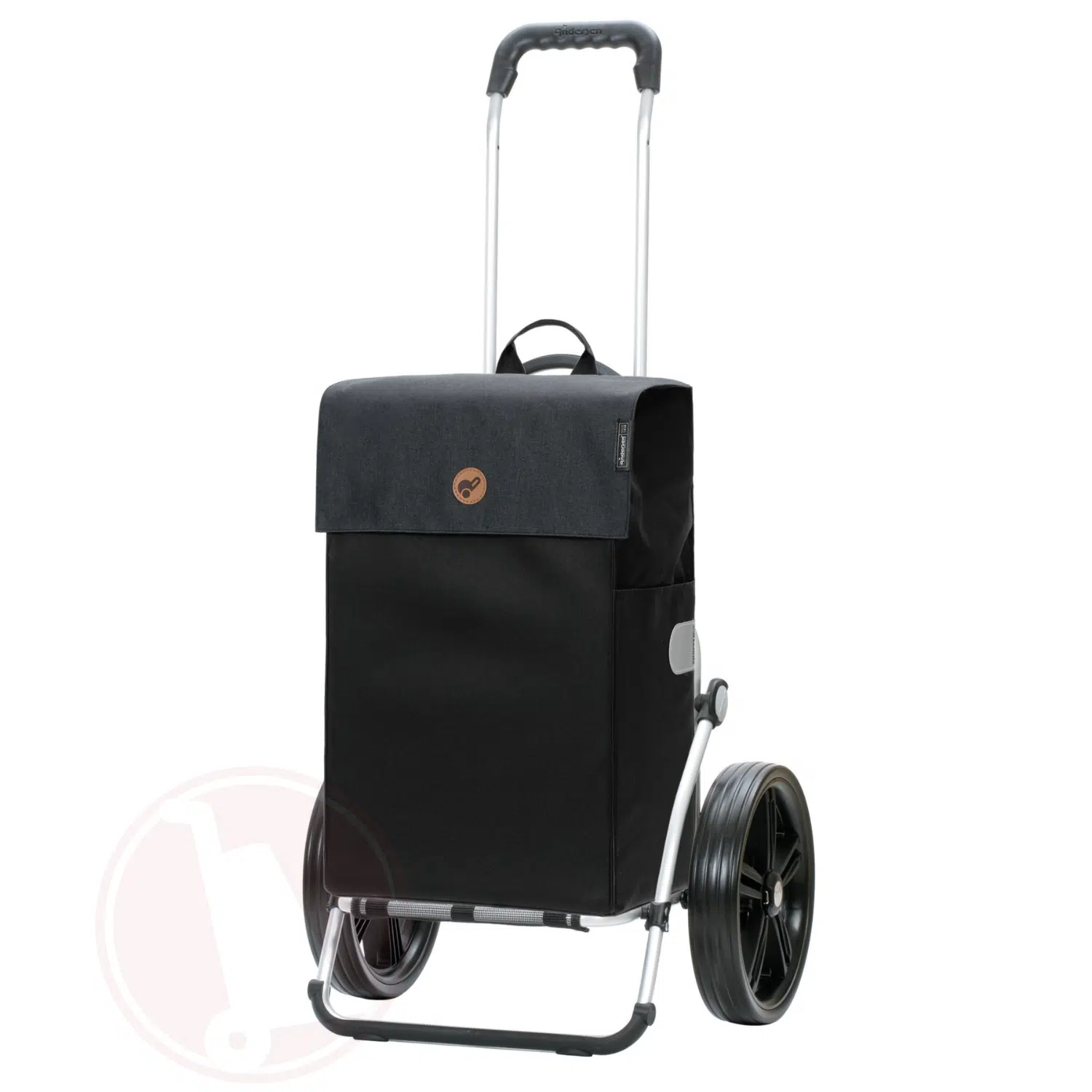 164-004-84 Andersen royal Shopper hera noir 2 roues 29 cm Andersen Royal Shopper Hera 2 roues à roulement à billes 29 cm – Image 1