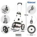 Châssis Andersen Royal Shopper roues à rayons 25 cm – Image 2