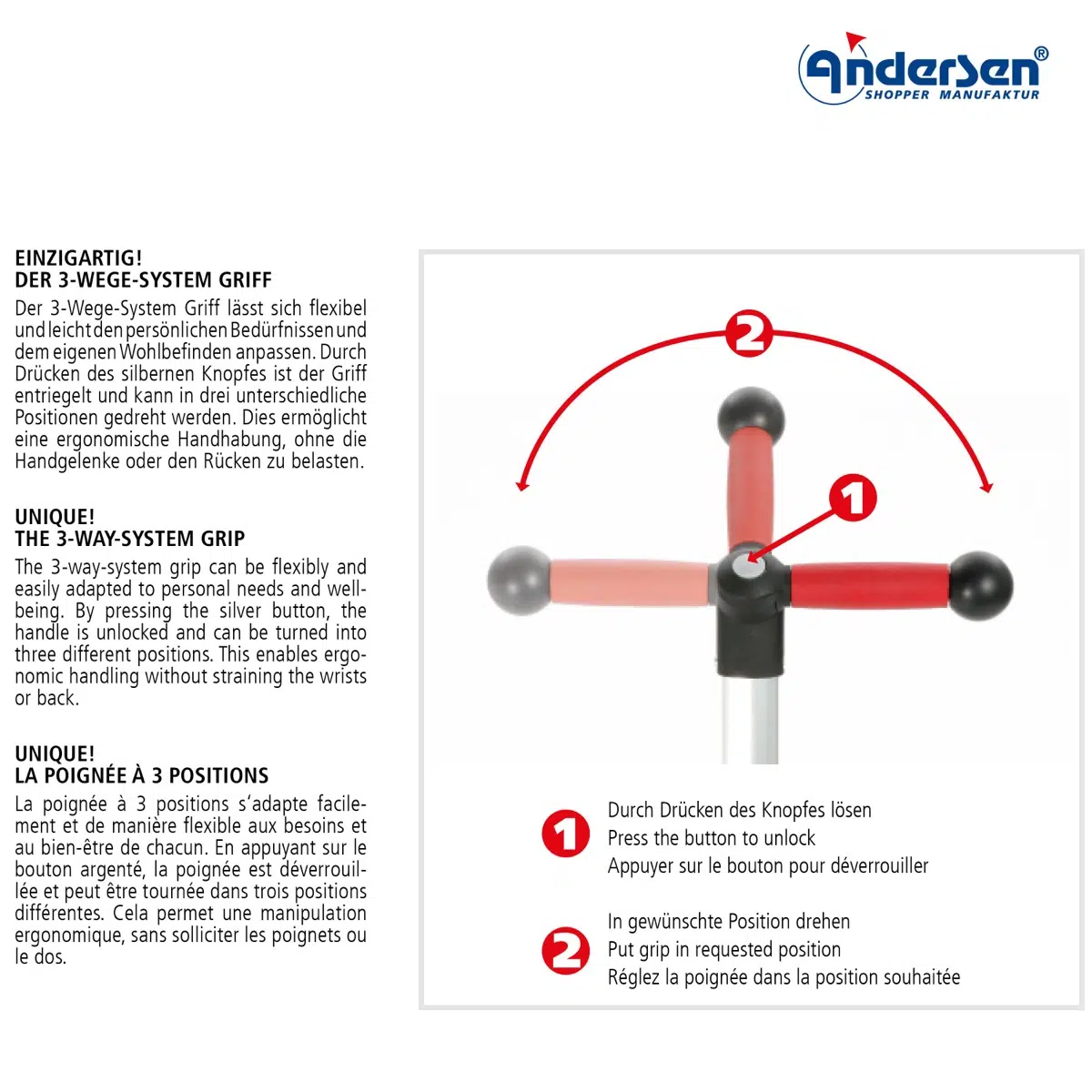 Andersen Unus Shopper Truck 2 roues 17 cm – Image 7