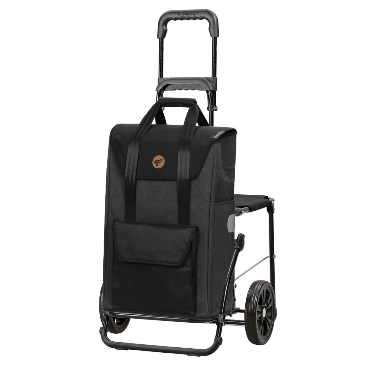 Andersen_Shopper_198-028-82_komfort_shopper_senta_2_0_schwarz__1_main Andersen Komfort Shopper Senta 2.0 Chariot avec siège 2 roues – Image 1