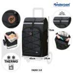 Pack remorque vélo Andersen Tura Shopper Fado + attelage – Image 4