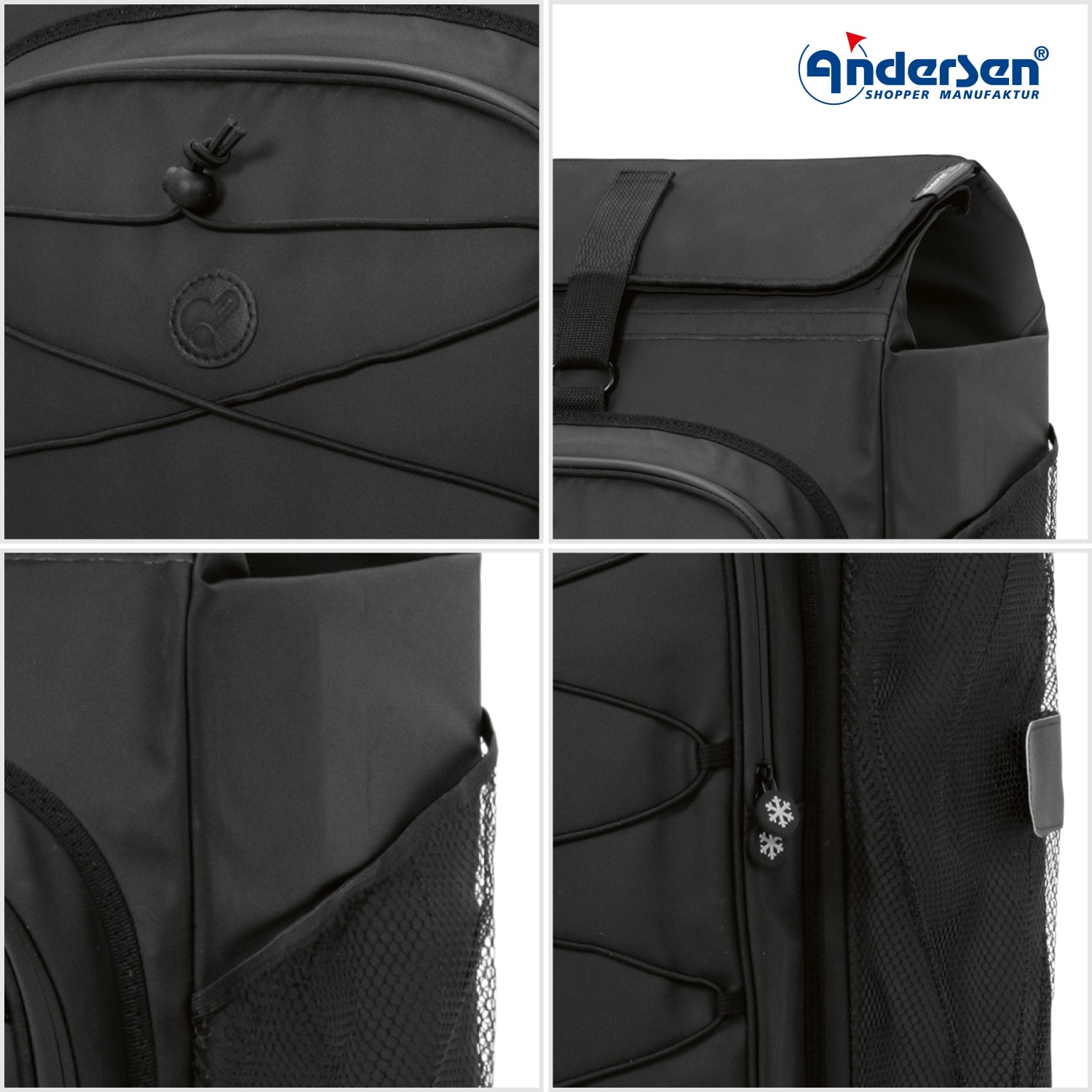 Pack remorque vélo Andersen Tura Shopper Fado + attelage – Image 5