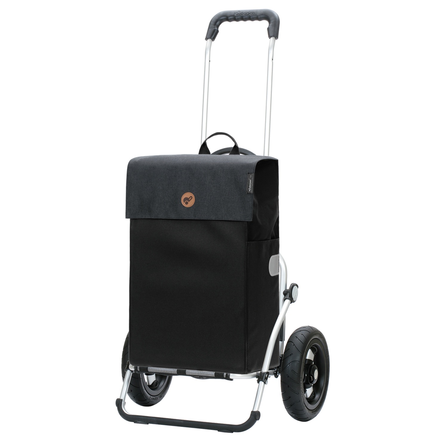162-004-84_royal_shopper_hera_schwarz__1_main Andersen Royal Shopper Hera 2 roues à pneus 25 cm – Image 1
