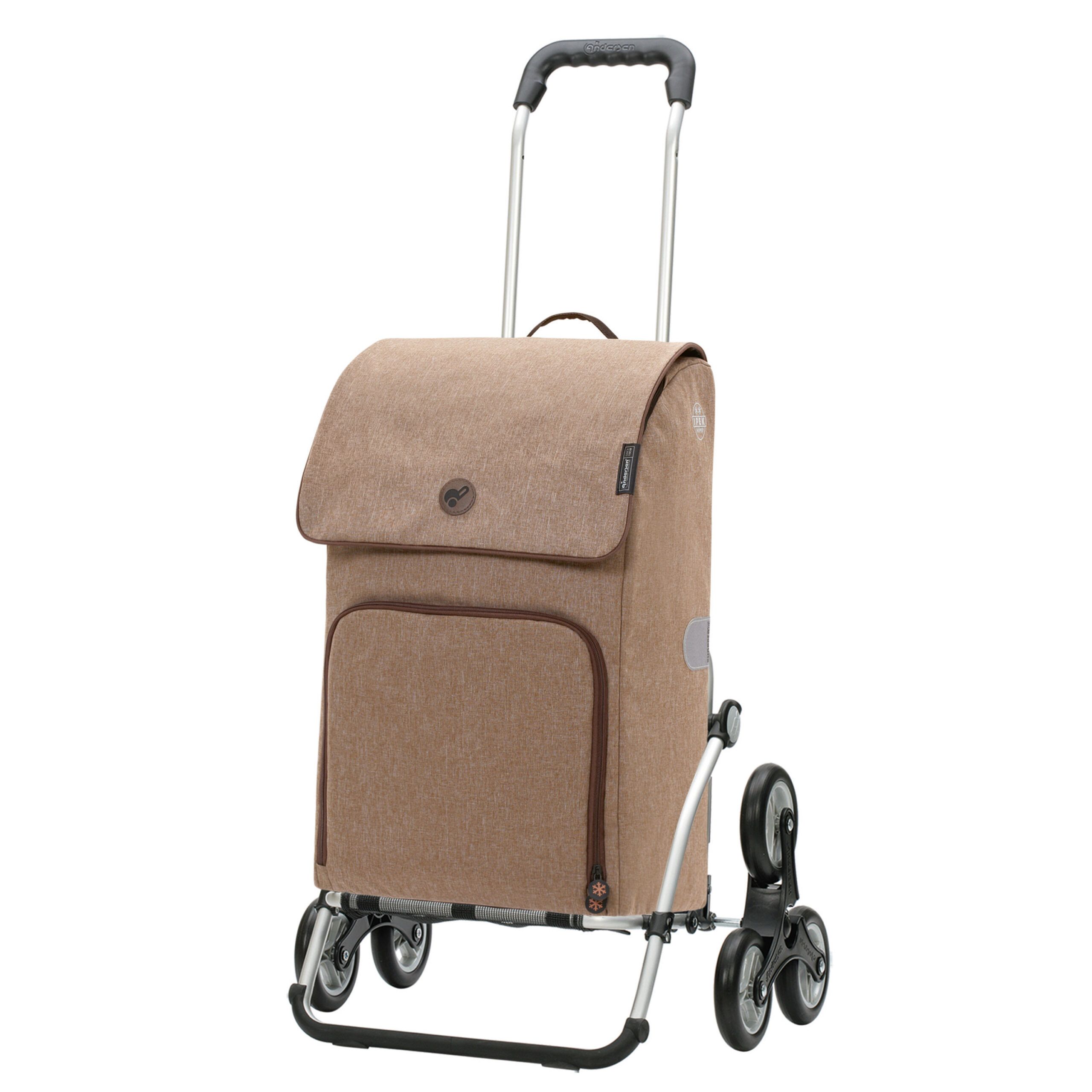 169-236-40_treppensteiger_royal_shopper_ipek_maxi_sand__1_main Andersen Royal Shopper Ipek Maxi 6 roues Treppensteiger – Image 1